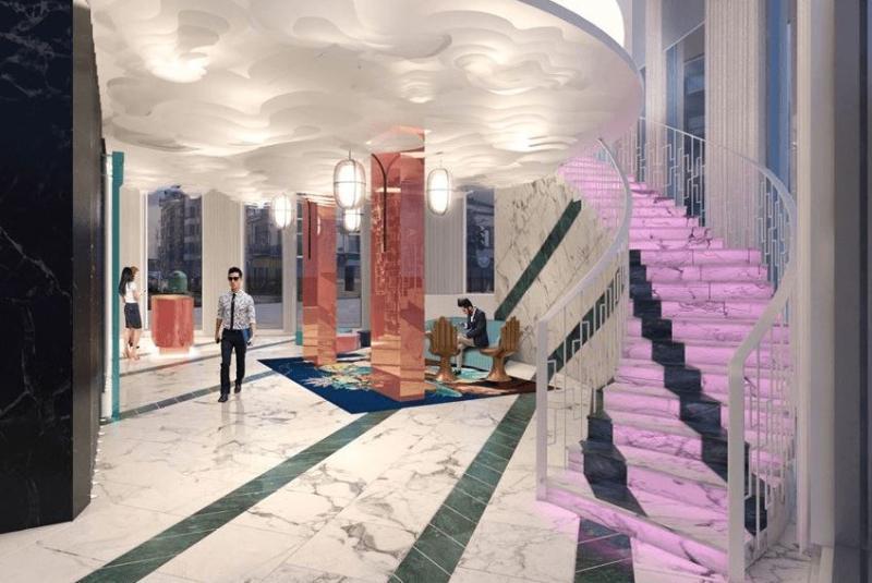Versante Hotel Richmond Exterior foto The lobby of the hotel