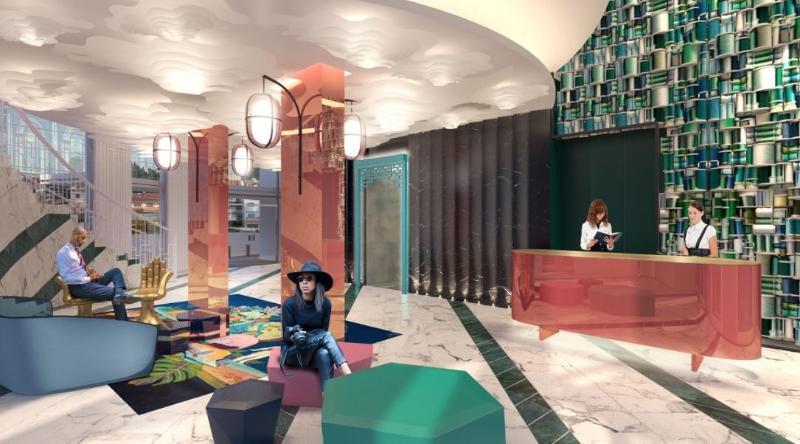Versante Hotel Richmond Exterior foto The lobby of the hotel